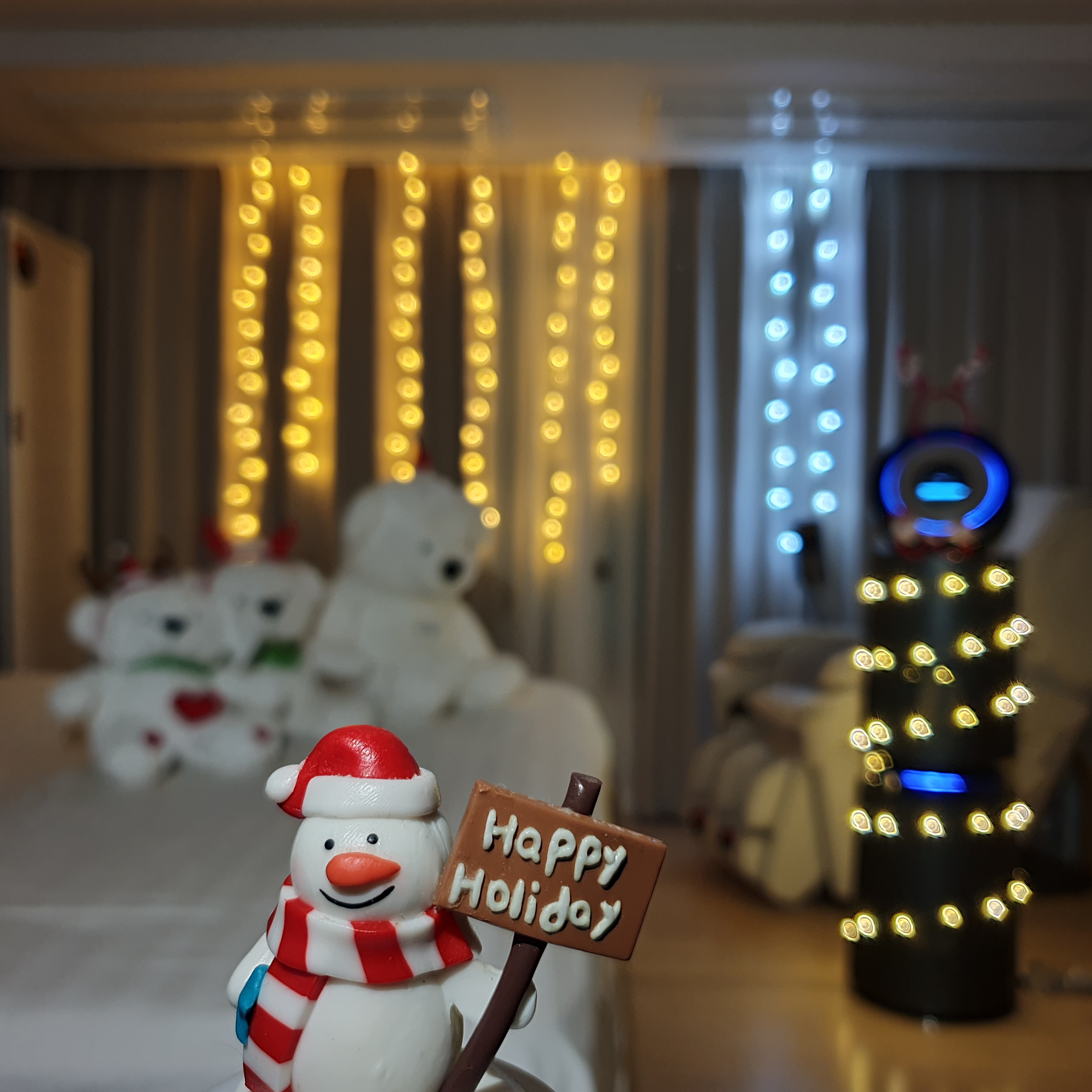 우리 집 공기는 청정 가득, 분위기는 설렘 가득! LG 가전과 함께한 곰돌이 가족의 크리스