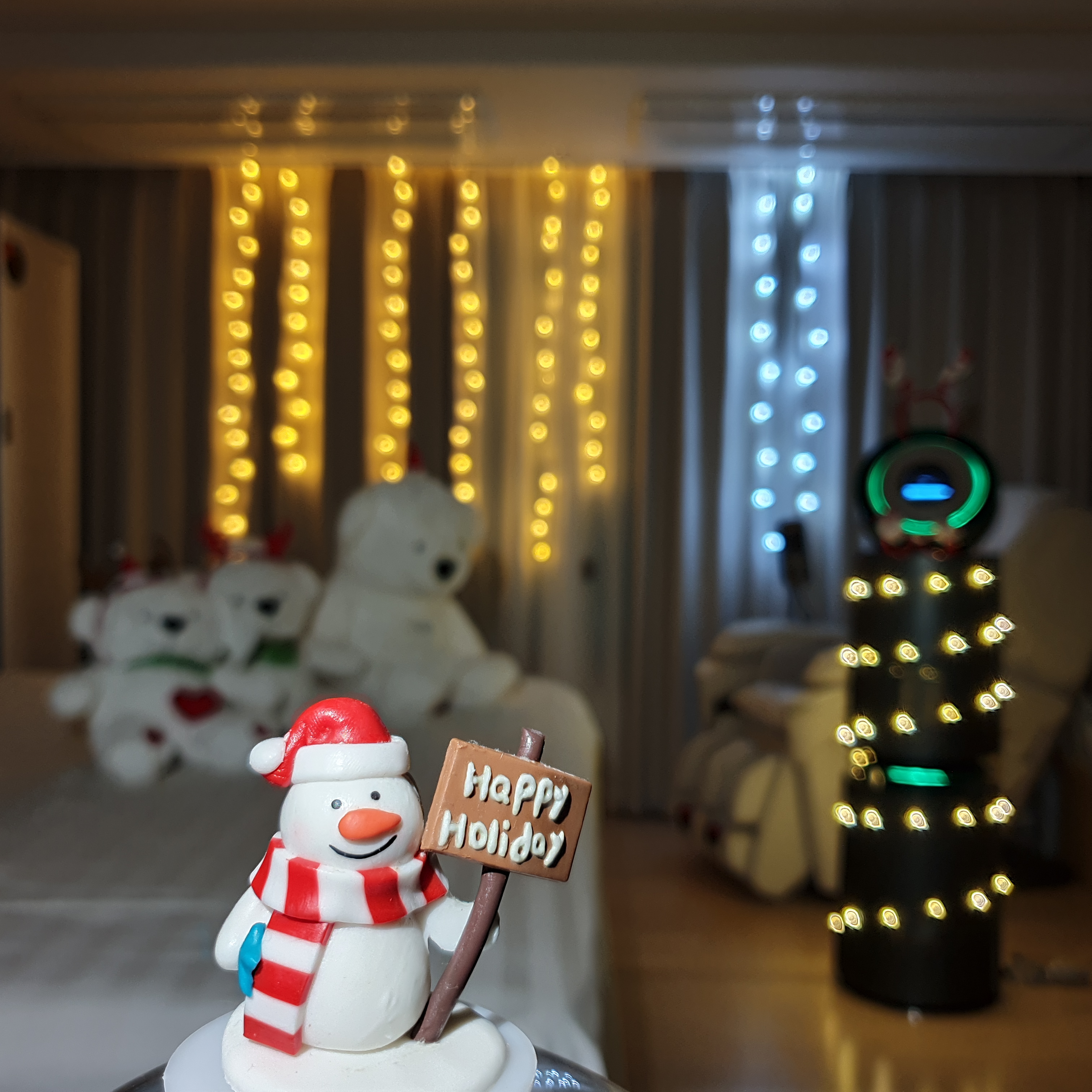 우리 집 공기는 청정 가득, 분위기는 설렘 가득! LG 가전과 함께한 곰돌이 가족의 크리스