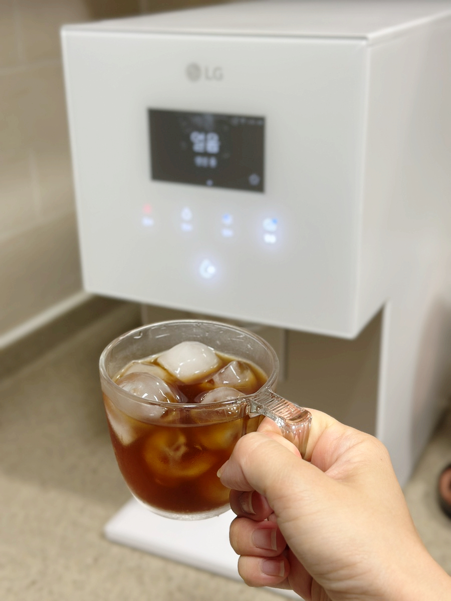 LG 얼음정수기 국내 유일 냉동보관 방식으로 매일 즐기는 홈카페