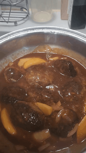 크리스마스 홈파티에서 냄비로 요리하기