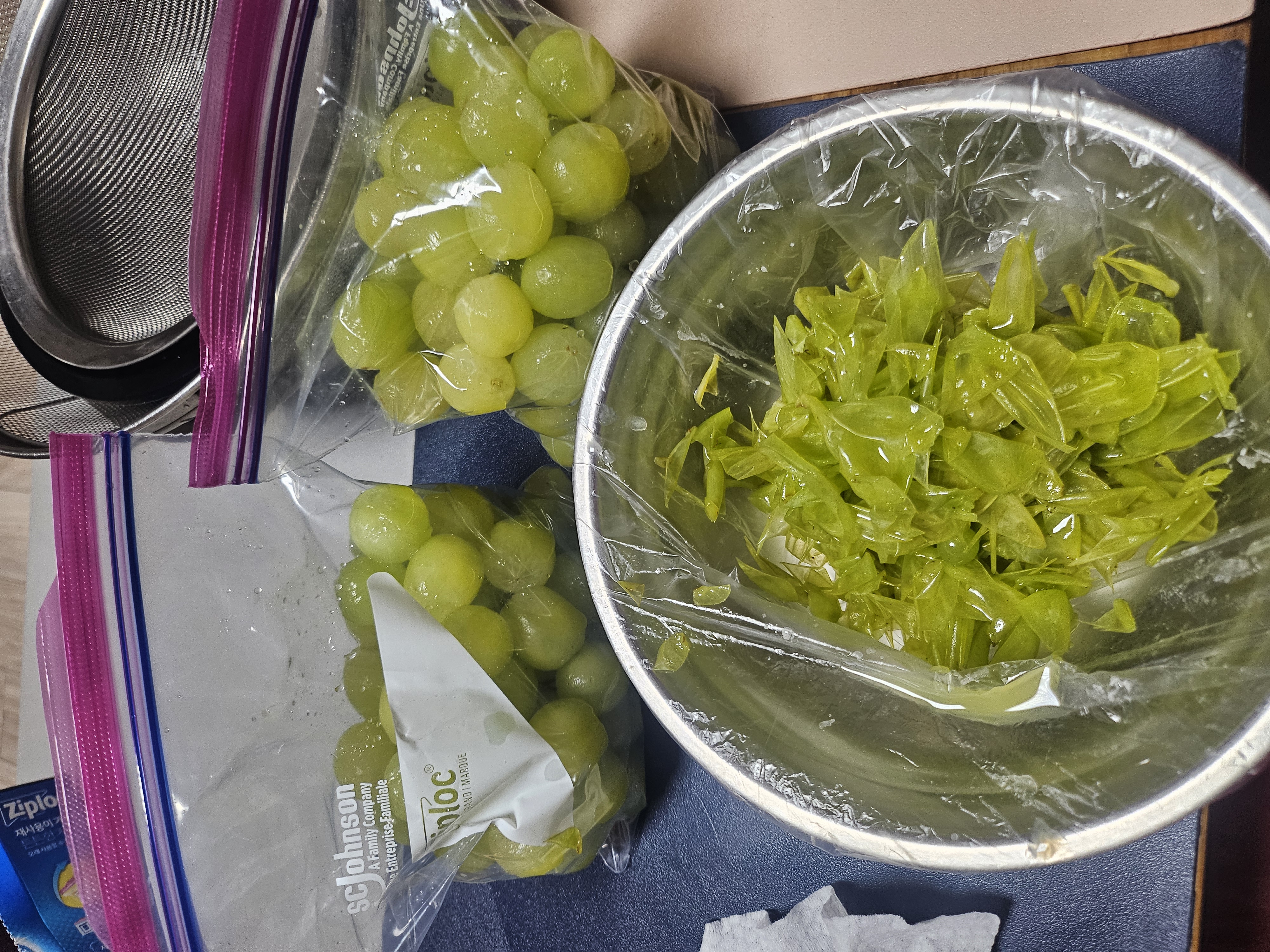 맛없는 샤인 얼려보았어요