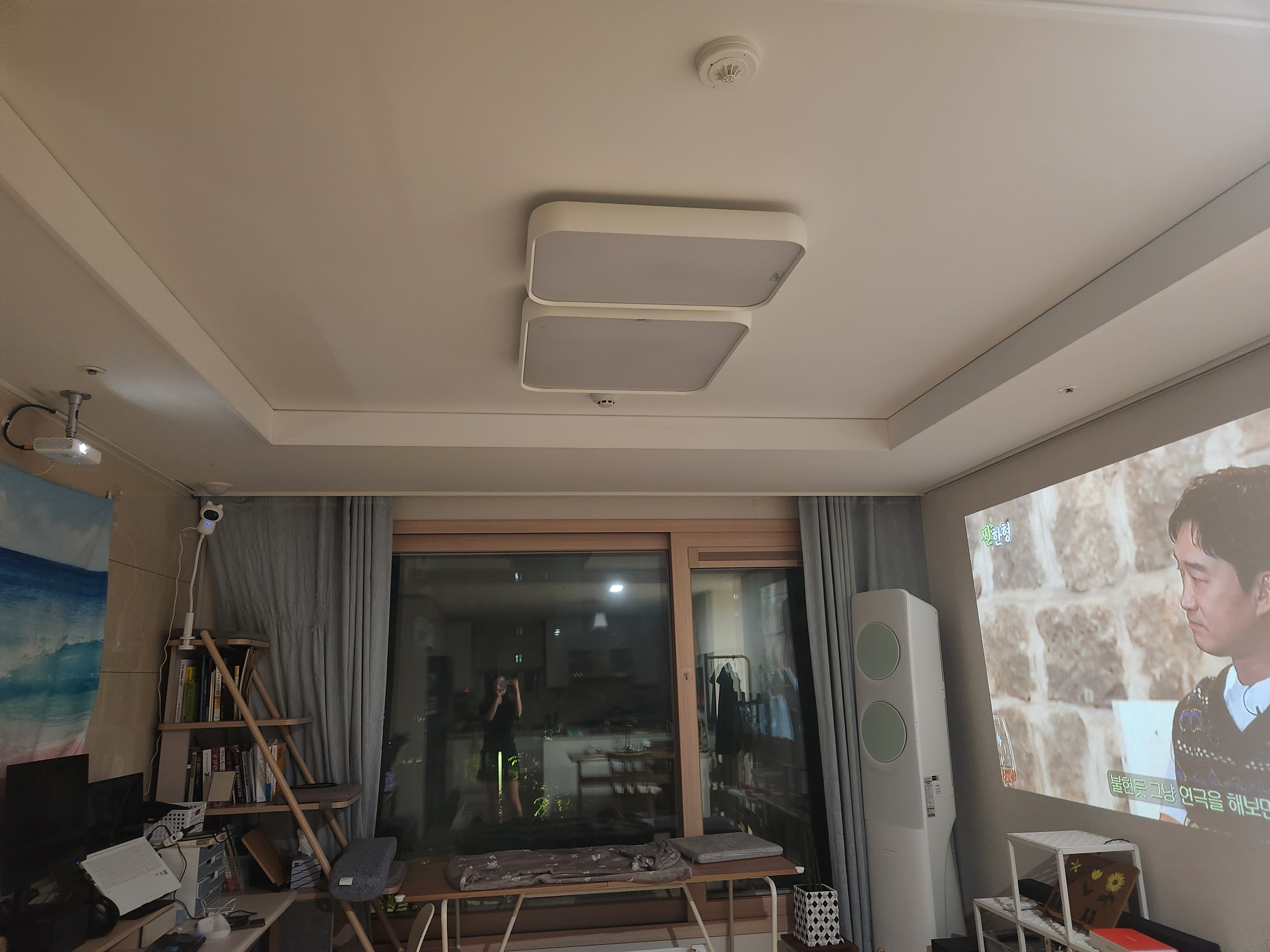 Lg빔프로젝트로 tv대신 하기